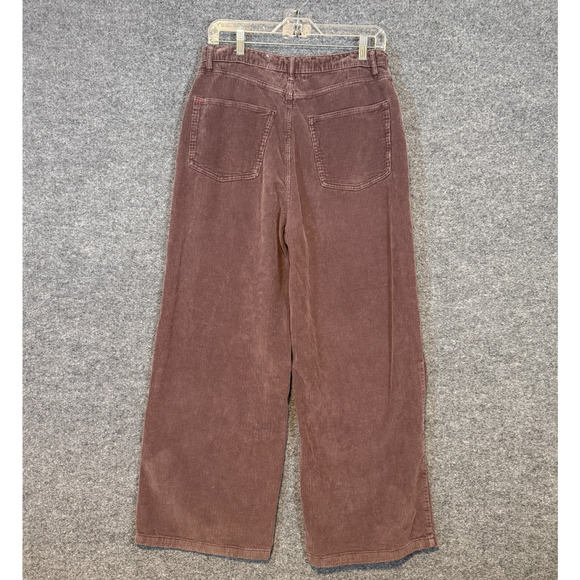 BDG Urban Outfitters Pants Womens 31 Brown Corduroy High Wide Straight Casual - Picture 2 of 12